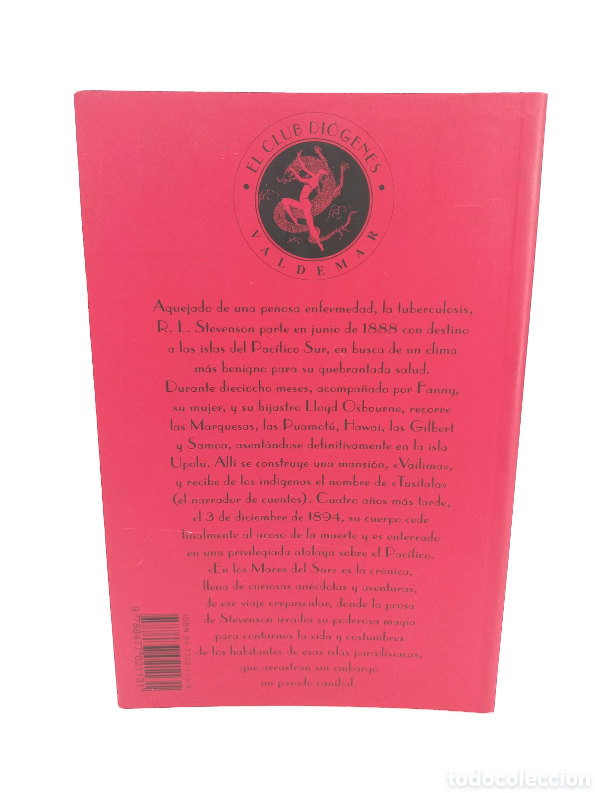 Libros de segunda mano: En los mares del Sur. Stevenson. Valdemar, Diogenes, 1994. - Foto 3