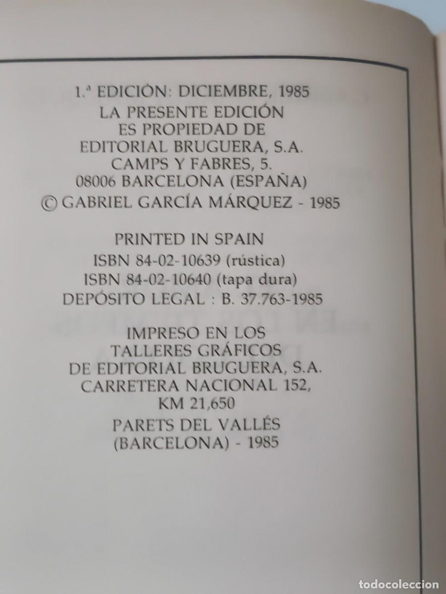 Libros de segunda mano: EL AMOR EN TIEMPOS DEL C&Oacute;LERA - Foto 5
