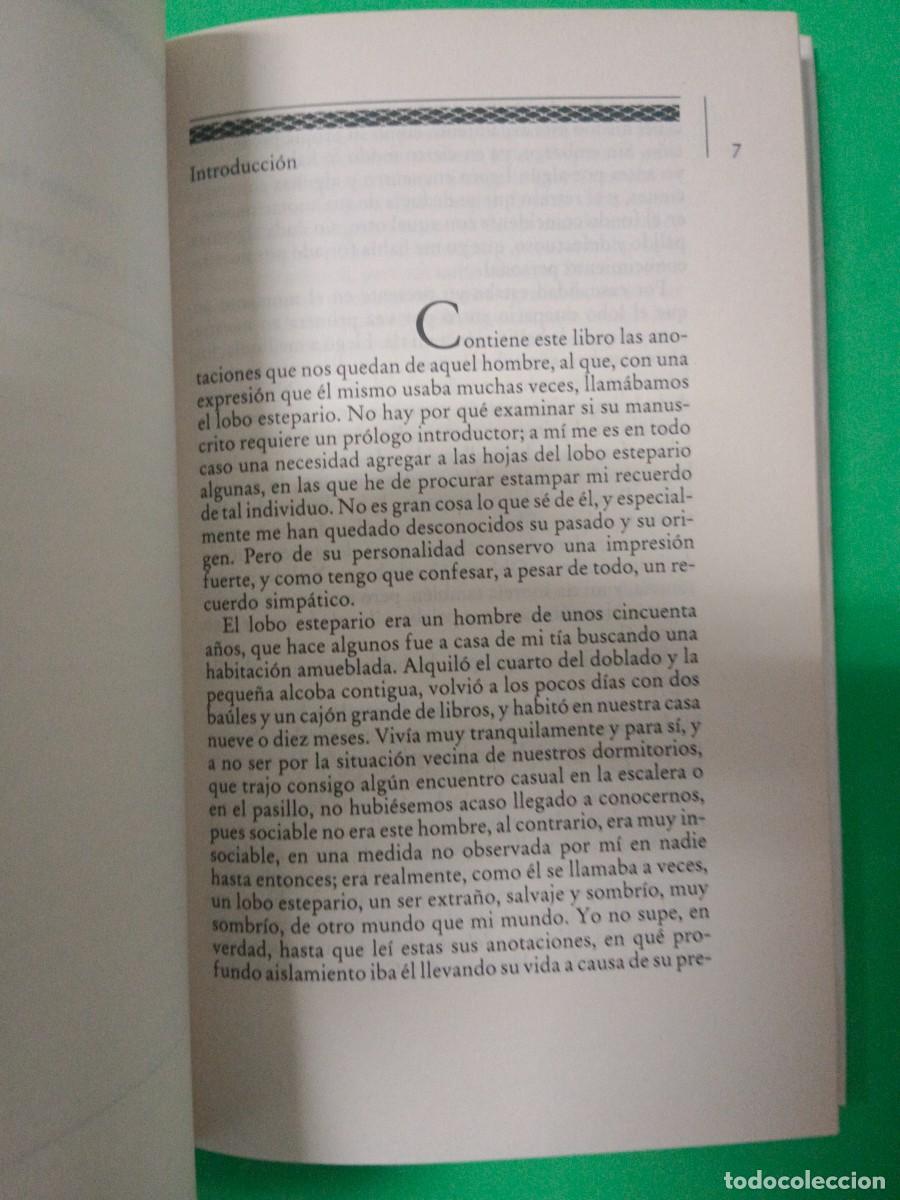 Libros de segunda mano: EL LOBO ESTEPARIO HERMANN HESSE - Foto 8