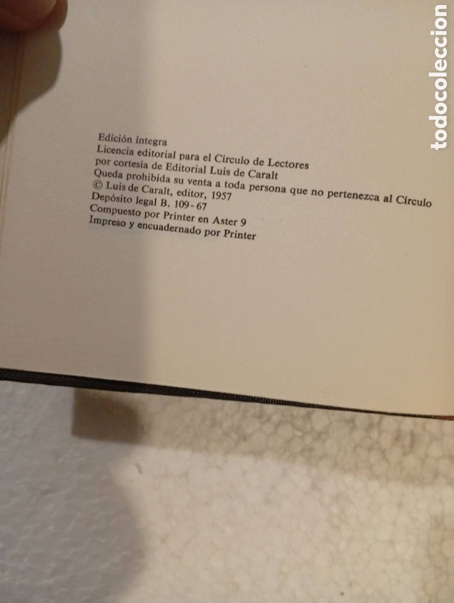 Libros de segunda mano: STEFAN ZWEIG. IMPACIENCIA DEL CORAZ&Oacute;N. C&Iacute;RCULO DE LECTORES. 1967 - Foto 7