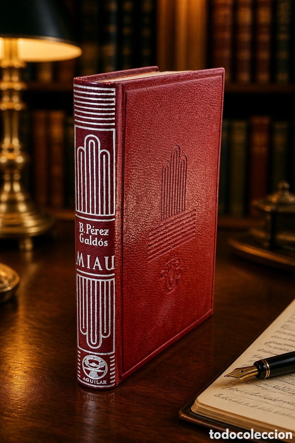 Libros de segunda mano: Edici&oacute;n de bolsillo de Miau de Benito P&eacute;rez Gald&oacute;s, publicada por la Editorial Aguilar....