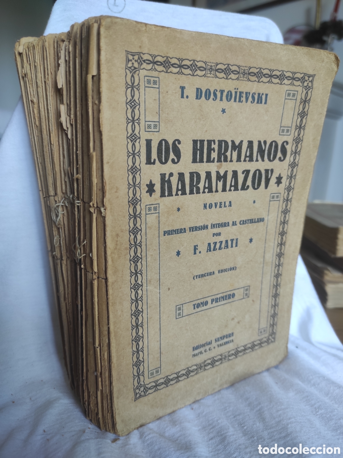 Libros de segunda mano: Dostoievski, Fiodor - Los hermanos karamazov (Sempere)