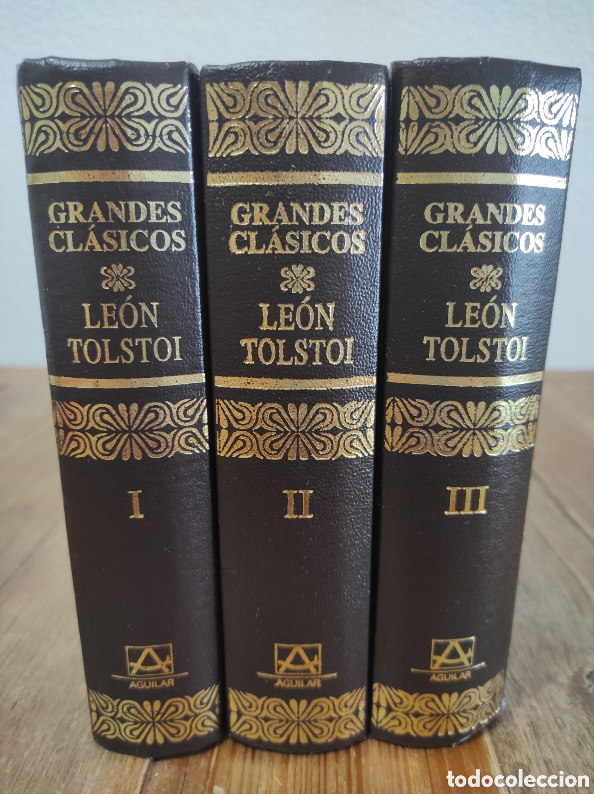 Libros de segunda mano: Le&oacute;n Tolst&oacute;i. Obras selectas. Editorial Aguilar. Grandes cl&aacute;sicos