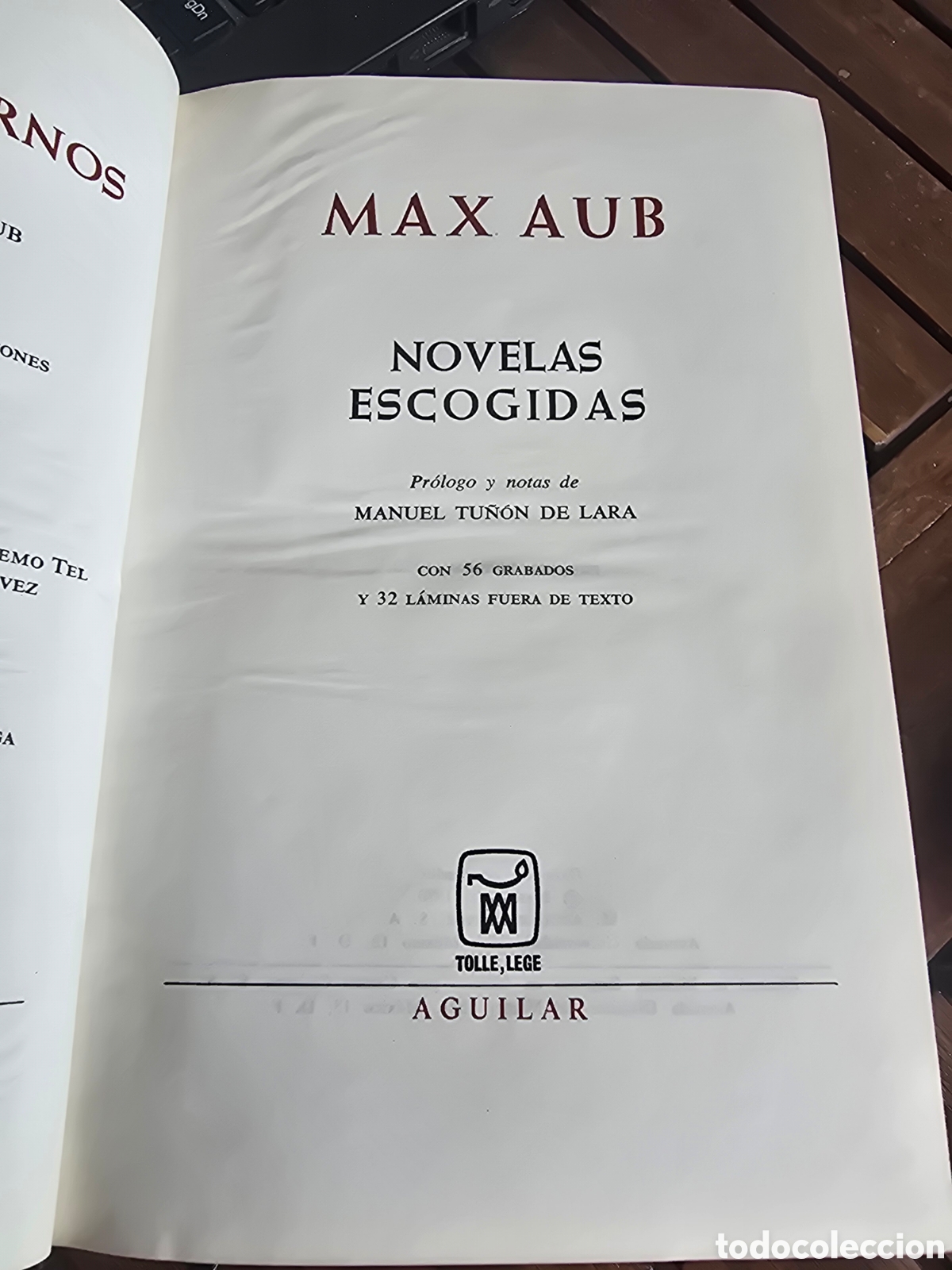 Libros de segunda mano: MAX AUB Novelas escogidas AGUILAR 1&ordf; edicion 1970 clasicos