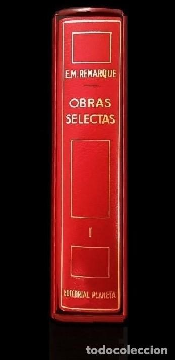 Gebrauchte B&uuml;cher: E.M. REMARQUE. OBRAS SELECTAS [I] CON SU ESTUCHE. IMPRESION EN PAPEL BIBLIA. ED. PLANETA.
