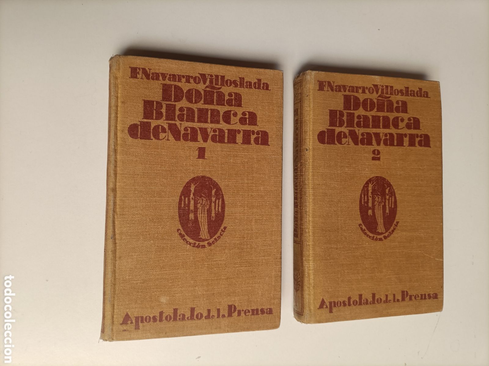 Libros de segunda mano: Do&ntilde;a blanca de Navarra. Cr&oacute;nica del siglo XV Francisco Navarro villoslada