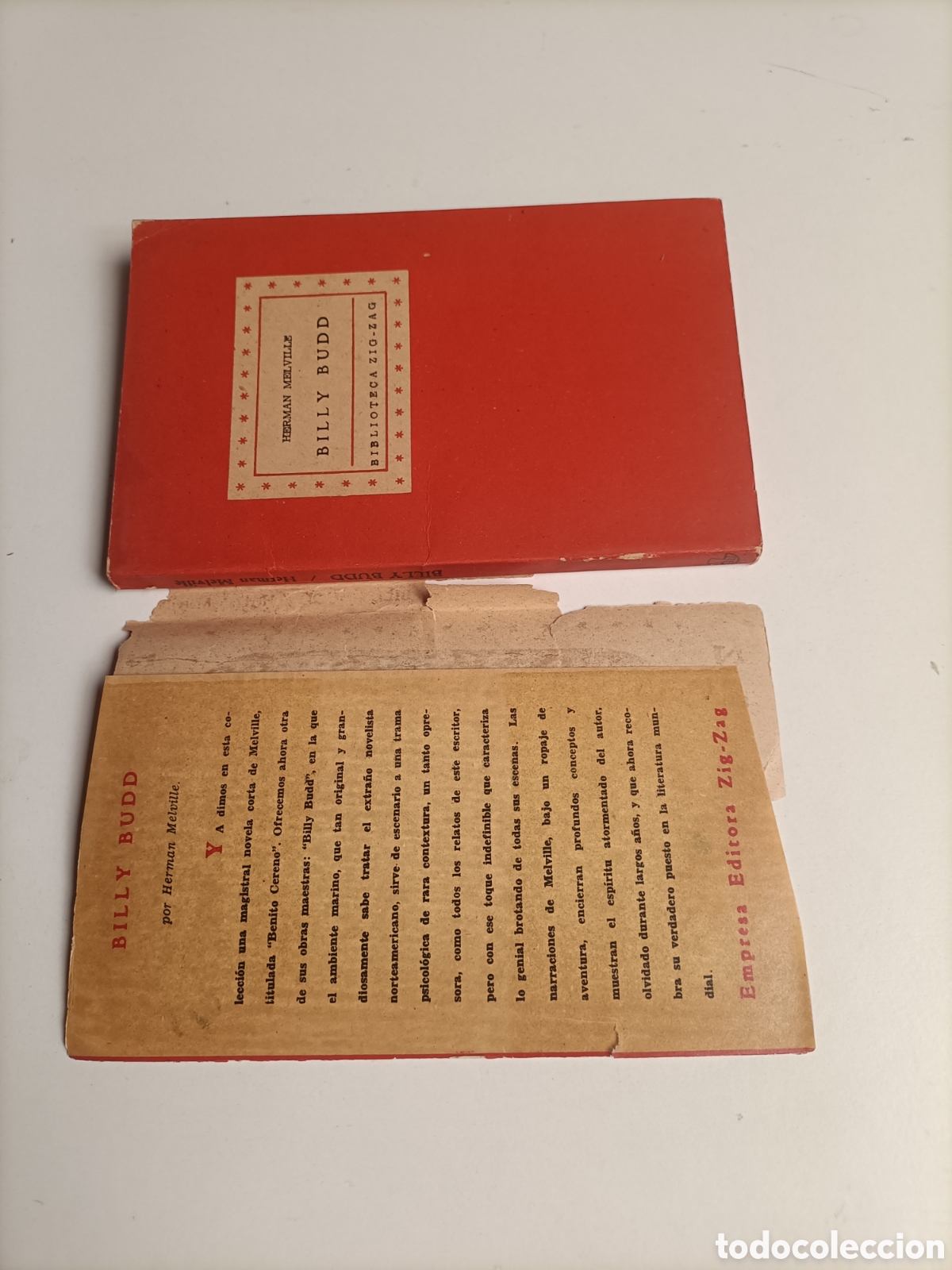 Libros de segunda mano: Billy Budd. Herman Melville. Biblioteca zig zag 1946 - Foto 5