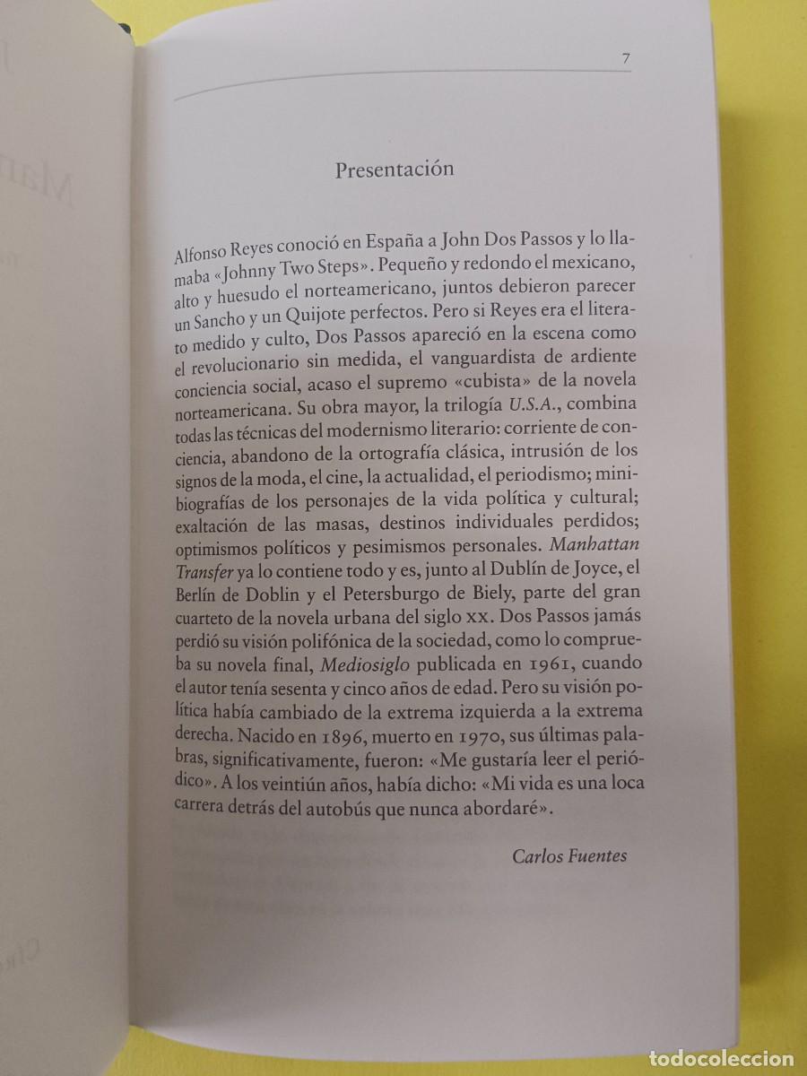 Libros de segunda mano: MANHATTAN TRANSFER. DOS PASSOS - Foto 6