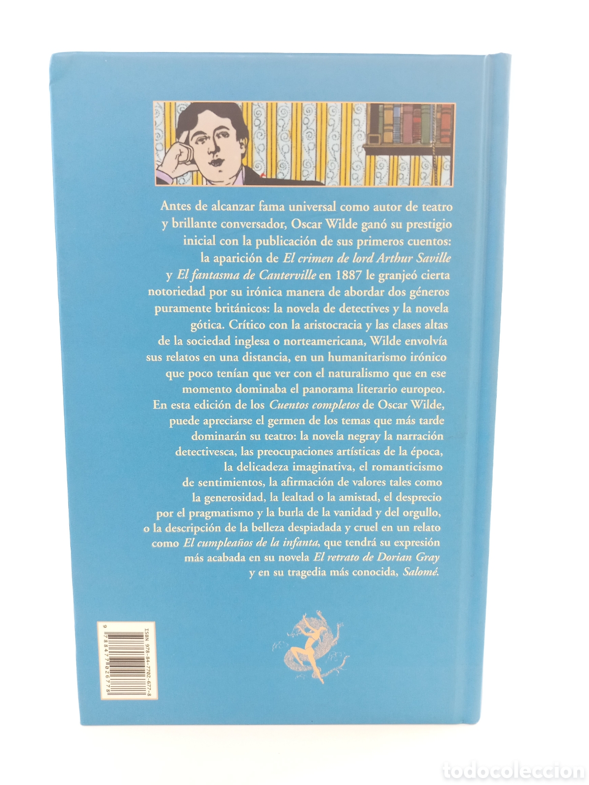 Libros de segunda mano: Cuentos Completos Oscar Wilde. Valdemar, Diogenes, primera edici&oacute;n, 2010. - Foto 3