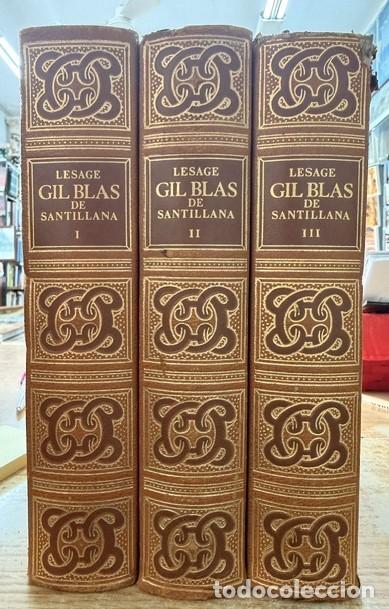 Libros de segunda mano: LESAGE (3 TOMOS). GIL BLAS DE SANTILLANA. A-FACSIMIL-299