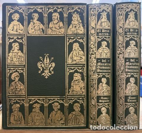 Libros de segunda mano: EL DECAMERON 3 TOMOS. BOCCACCIO, G. A-FACSIMIL-355 - Foto 1