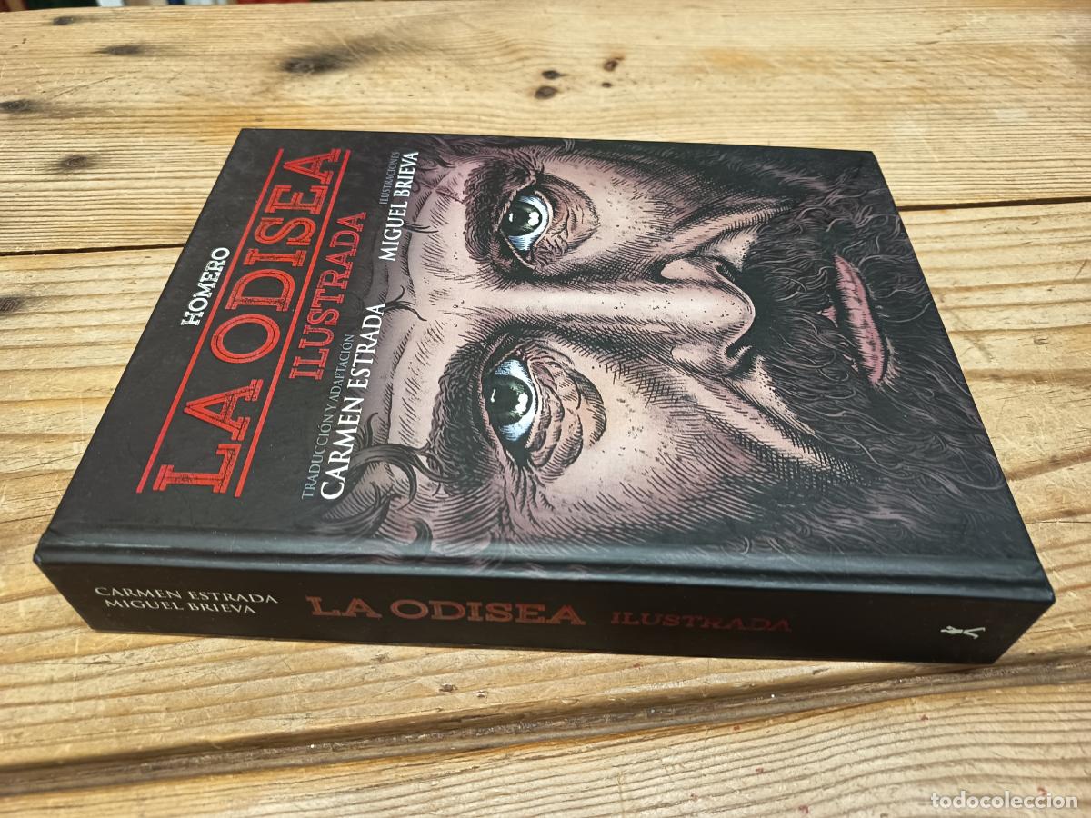 Gebrauchte B&uuml;cher: 2019 - HOMERO La Odisea Ilustrada Traducci&oacute;n y Adaptaci&oacute;n Carmen Estrada Ilustraciones Miguel Brieva