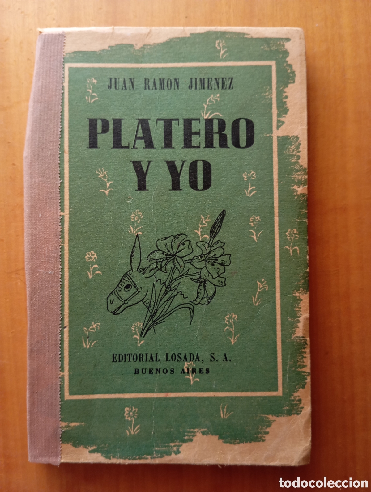 Libros de segunda mano: Platero y yo Juan Ram&oacute;n Jim&eacute;nez 1939