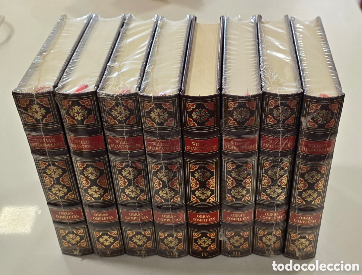 Libros de segunda mano: Shakespeare Obras Completas 8 tomos Aguilar Astrana Mar&iacute;n Club Internacional Libro 2008 precintado