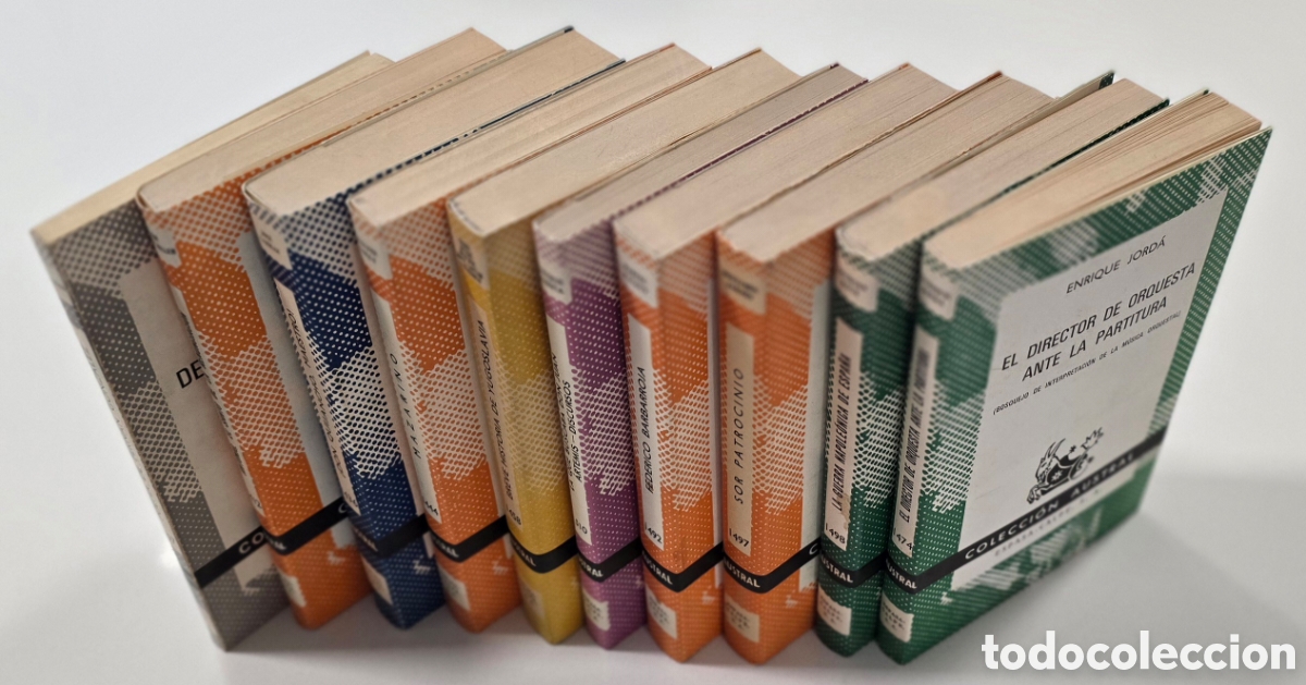 Libros de segunda mano: Lote 10 Austral Espasa-Calpe Larreta Jarn&eacute;s Pacaut Roux Bailly Jord&aacute; Larraz F&uuml;l&ouml;p-Miller
