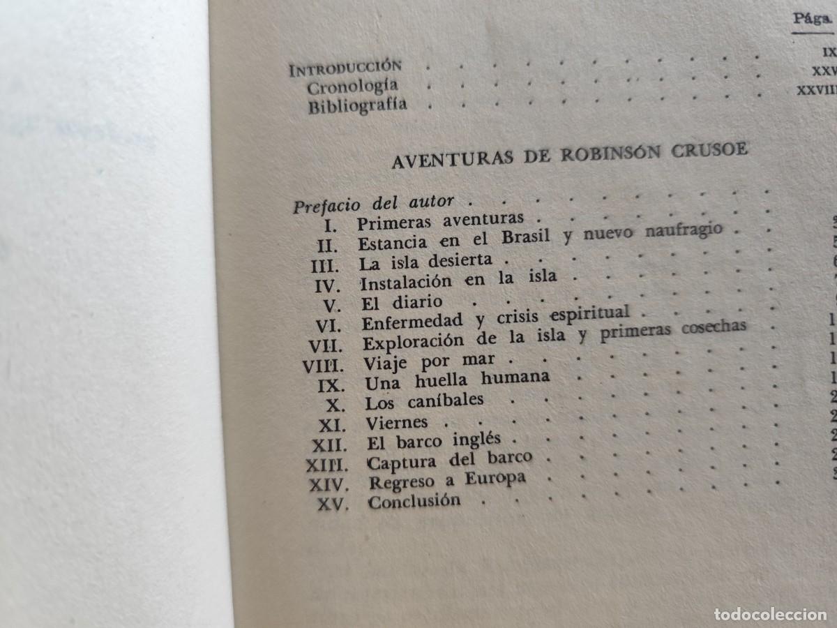 Libros de segunda mano: ROBINSON CRUSOE Daniel Defoe Ed. Planeta 1987 - Foto 7