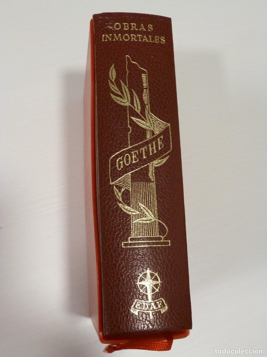 Libros de segunda mano: EDAF OBRAS INMORTALES. GOETHE. IMPECABLE
