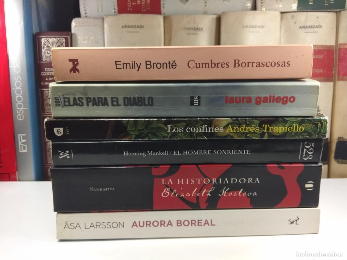 Libros de segunda mano: Lote 6 t&iacute;tulos que detallo: LA HISTORIADORA. CUMBRES BORRASCOSAS. EL HOMBRE SONRIENTE. DOS VELAS PAR