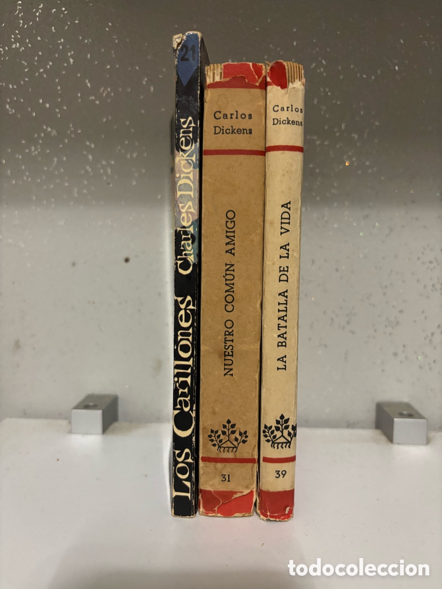 Libros de segunda mano: Lote 3 Libros Antiguos Charles Dickens - Plaza & Jan&eacute;s y Otros