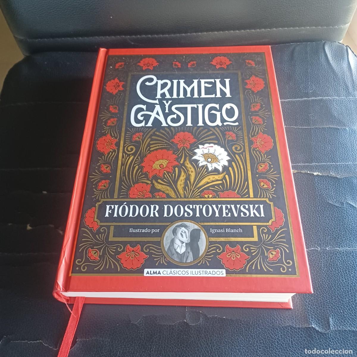 Libros de segunda mano: Crimen y castigo. Dostoyevsky. Ilustaciones de Ignasi Blanch.