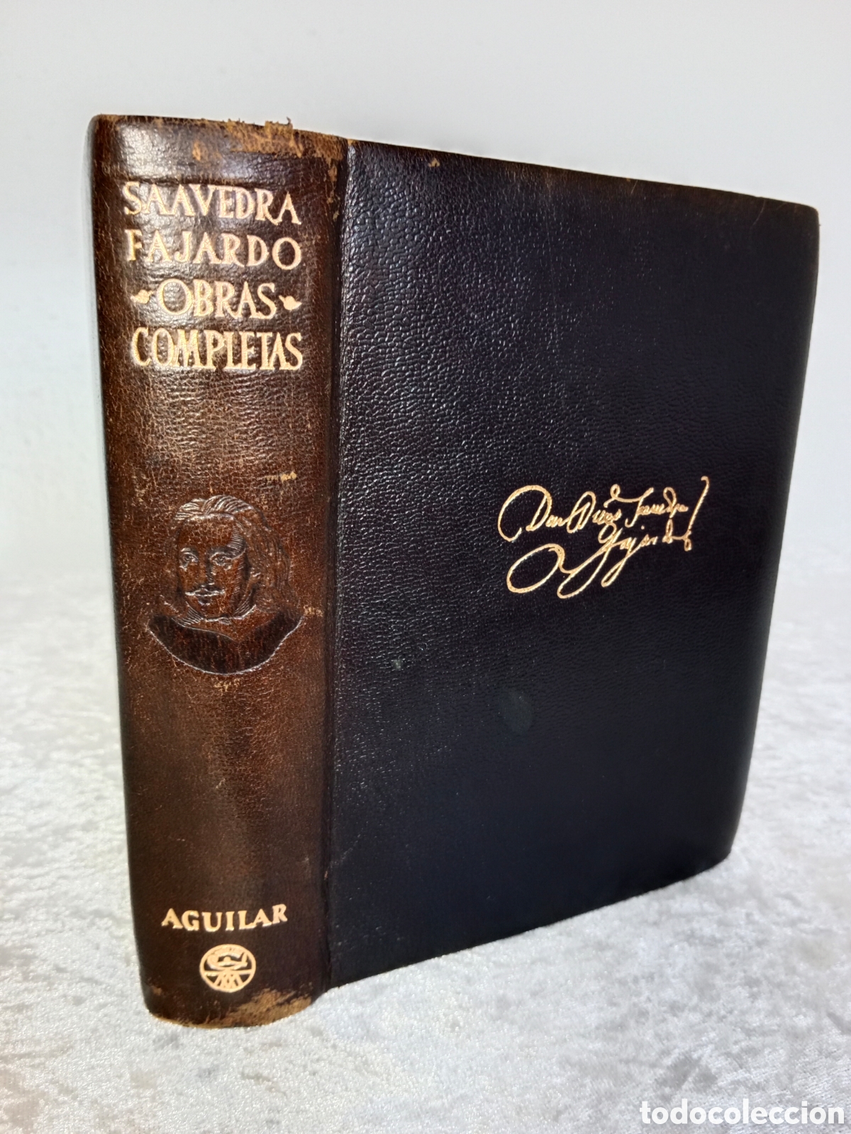 Libros de segunda mano: SAAVEDRA FAJARDO, OBRAS COMPLETAS, 1946, PRIMERA EDICI&Oacute;N, BUEN ESTADO