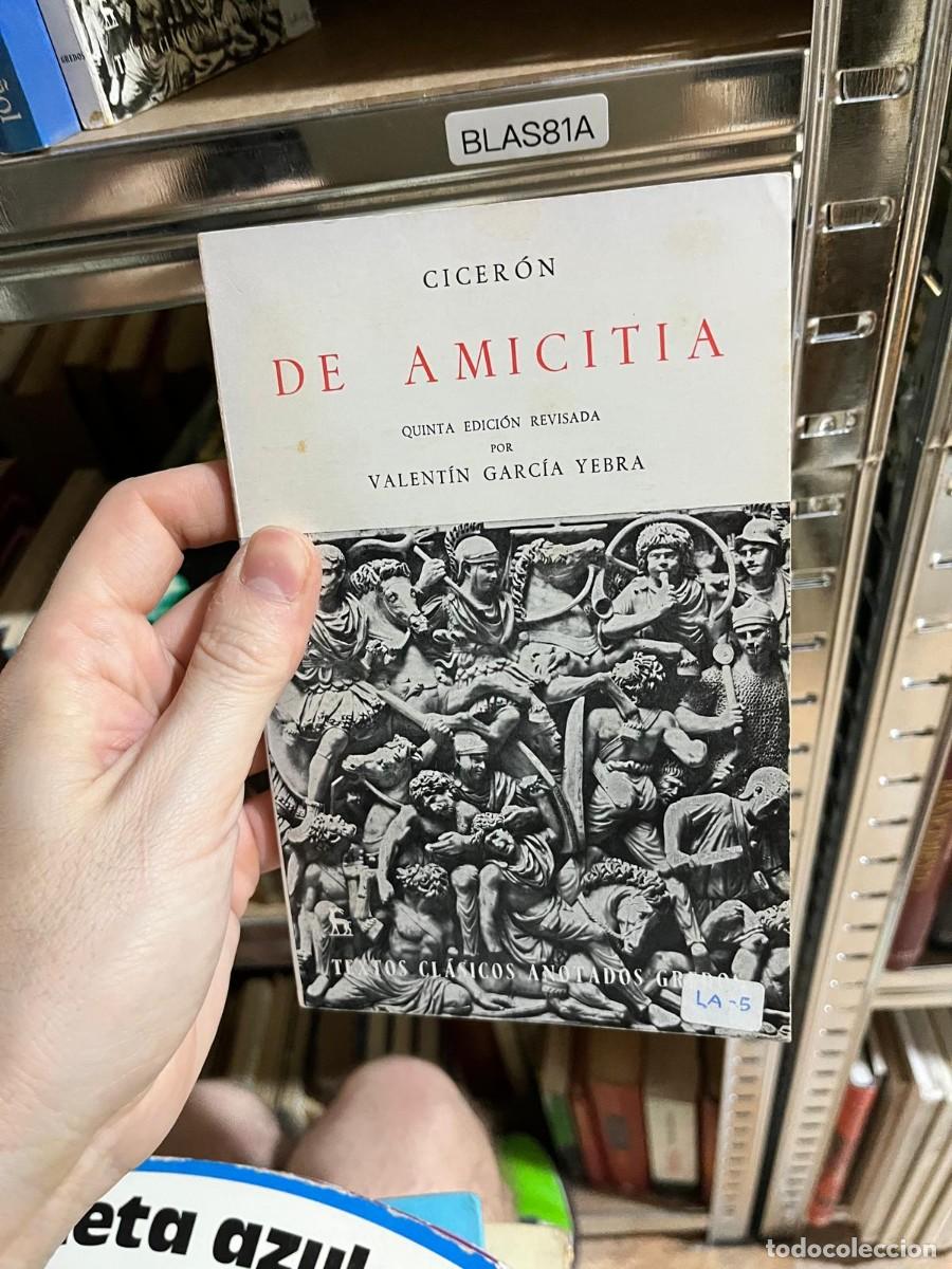 Libros de segunda mano: BLAS81A - De Amicitia &mdash; Cicer&oacute;n &mdash; Gredos - Foto 1