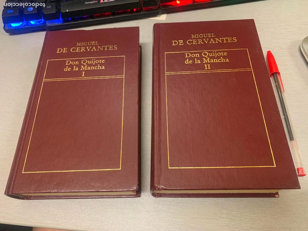 Libros de segunda mano: DON QUIJOTE DE LA MANCHA / MIGUEL DE CERVANTES / EN 2 TOMOS / ED. ORBIS - ED. ORIGEN 1983