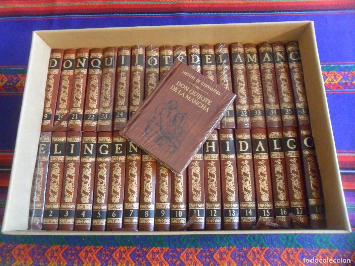 Libros de segunda mano: DON QUIJOTE DE LA MANCHA COMPLETA 38 TOMITOS A FALTA DEL &Uacute;LTIMO. PROMOCI&Oacute;N Y EDICIONES 2005. MBE.