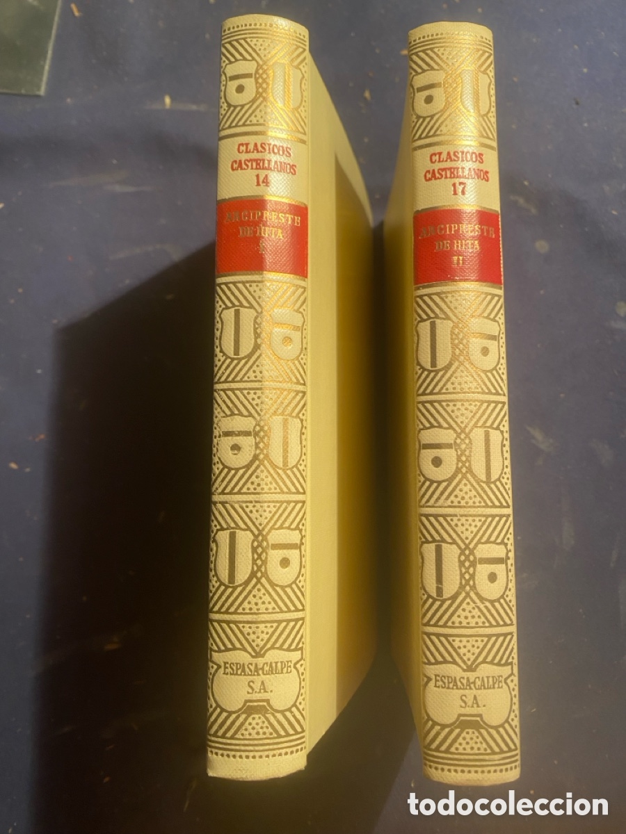 Libros de segunda mano: JUAN RUIZ ARCIPRESTE DE HITA: - LIBRO DE BUEN AMOR (I Y II ) - (ESPASA CALPE, 1967)