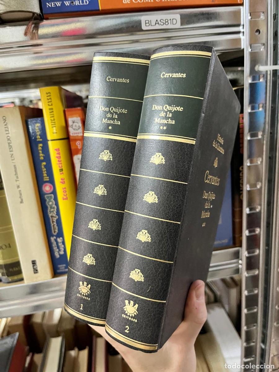 Libros de segunda mano: BLAS81D &ndash; Don Quijote de la Mancha (2 vols.) &ndash; Miguel de Cervantes (RBA Editores)