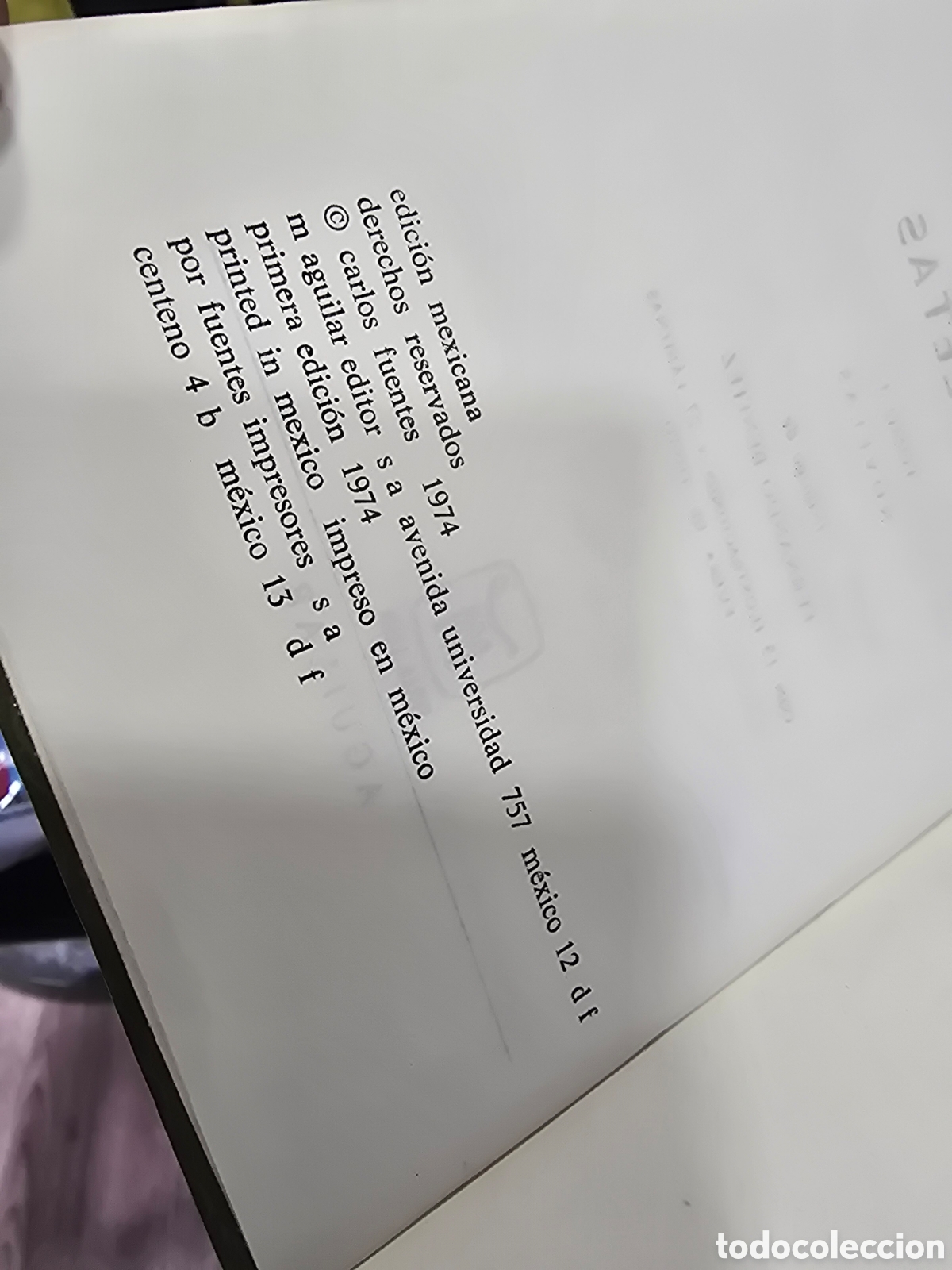 Libros de segunda mano: CARLOS FUENTES Obras completas TOMO 1 Novelas AGUILAR edicion mexicana 1974