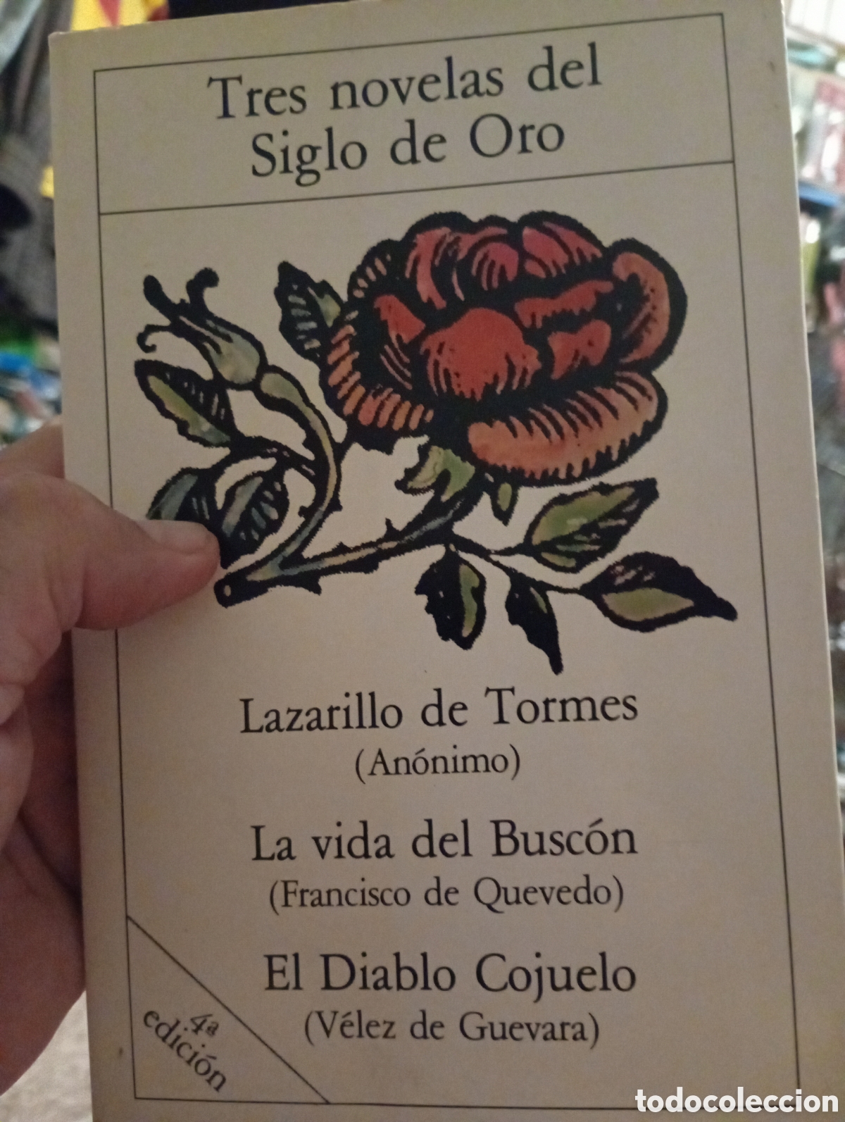 Libros de segunda mano: Tres novelas del Siglo de Oro (Lazarillo de Tormes La vida del Busc&oacute;n El Diablo Cojuelo