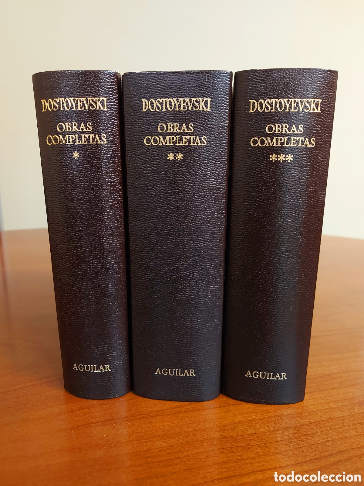 Libros de segunda mano: Dostoyevski, Obras Completas. 3 tomos (completa). Aguilar, 1975-1977.