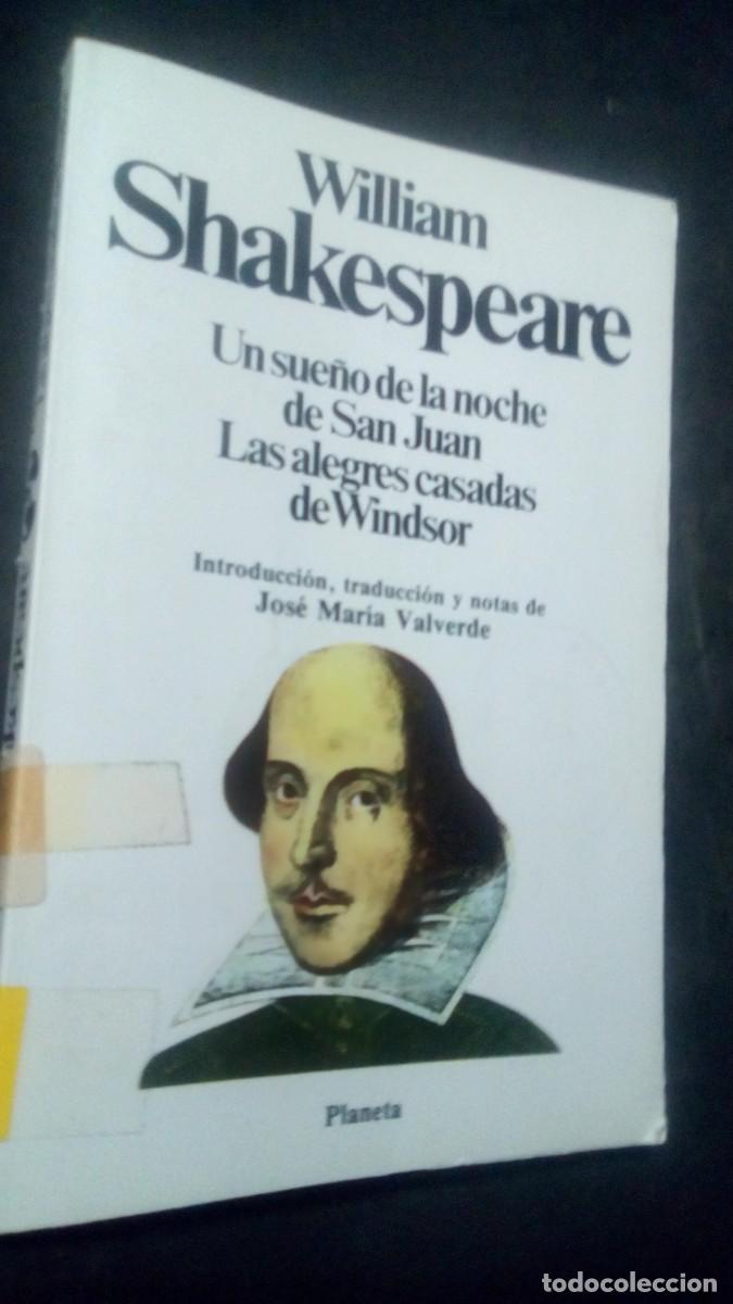 Libros de segunda mano: WILLIAM SHAKESPEARE-UN SUE&Ntilde;O DE LA NOCHE DE SAN JUAN-LAS ALEGRES CASADAS DE WINDSOR