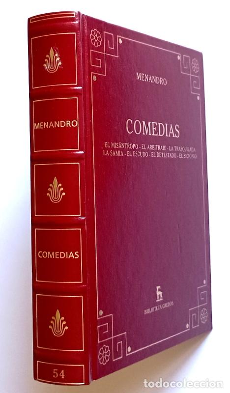 Libros de segunda mano: COMEDIAS - MENEANDRO - EDITORIAL GREDOS