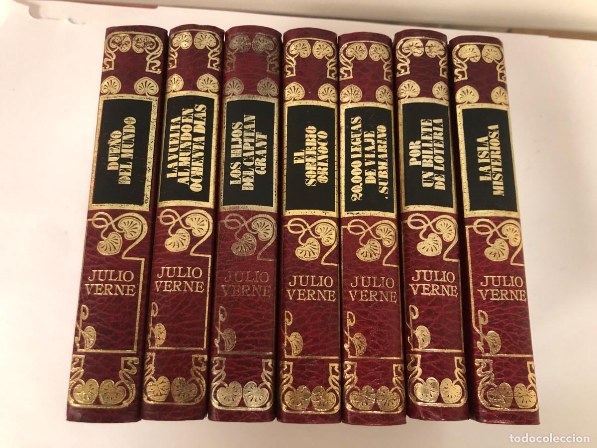 Libros de segunda mano: Coleccion Julio Verne 7 tomos Ediciones Dalmau 4&ordf; Edicion 1989