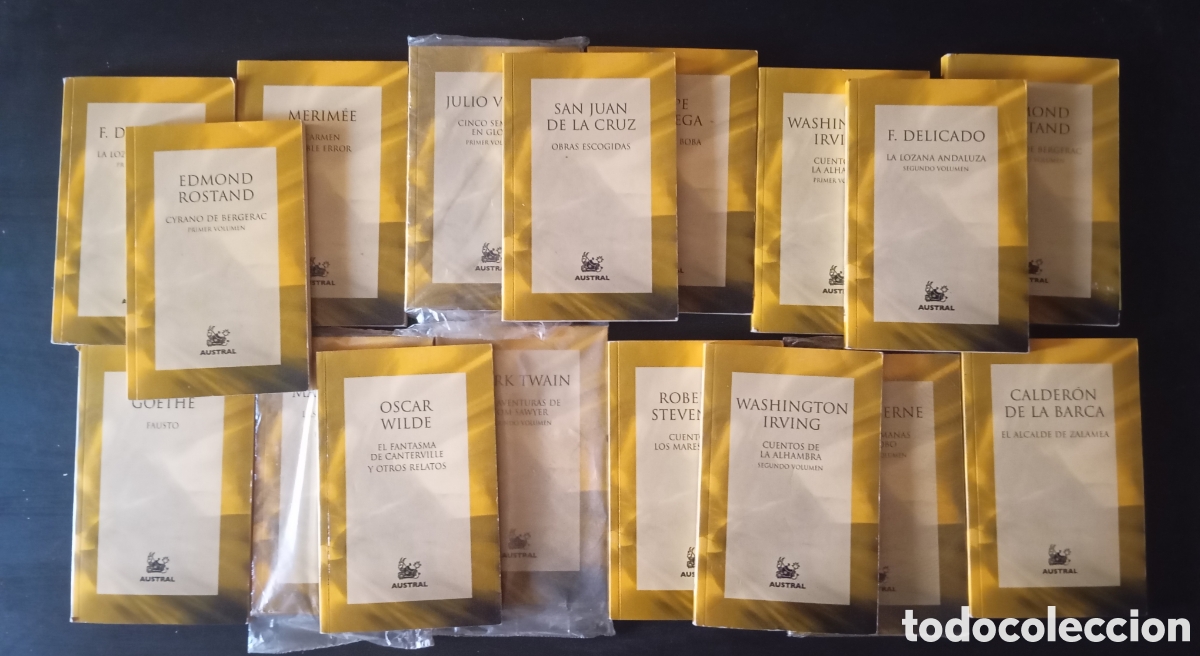 Libros de segunda mano: Colecci&oacute;n Austral 17 tomos Clasicos
