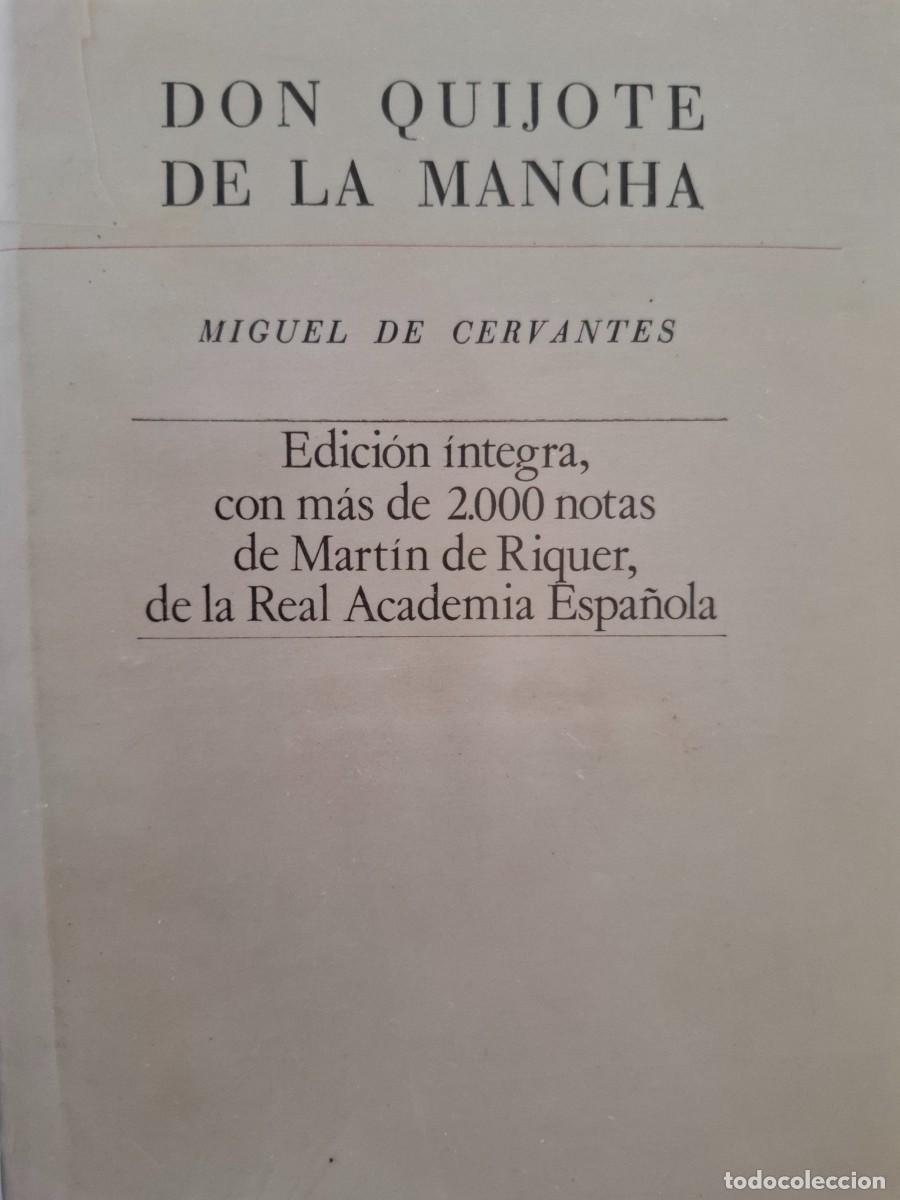 Libros de segunda mano: Don Quijote de la Mancha Miguel de Cervantes Saavedra