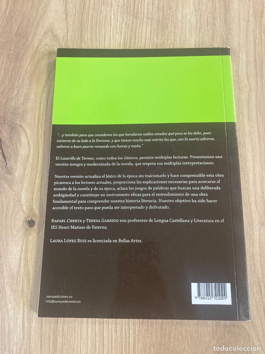 Libros de segunda mano: El lazarillo de Tormes El jard&iacute;n de los cl&aacute;sicos - Foto 2