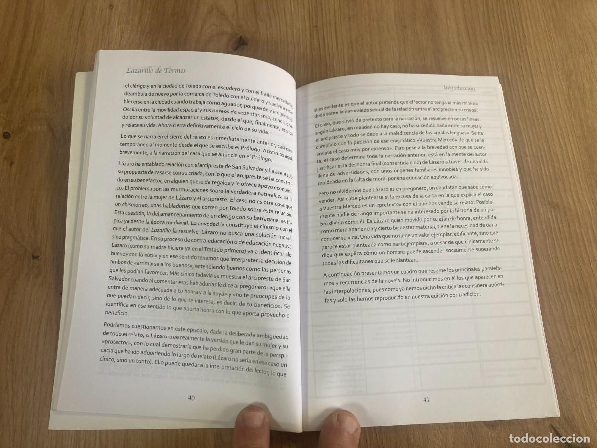 Libros de segunda mano: El lazarillo de Tormes El jard&iacute;n de los cl&aacute;sicos - Foto 5