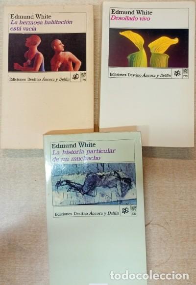 Gebrauchte B&uuml;cher: Lote Edmund White: desollado vivo, la hermosa habitaci&oacute;n est&aacute; vac&iacute;a, la historia particular muchacho
