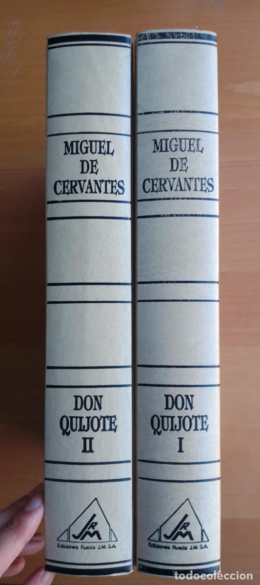 Libros de segunda mano: Don Quijote, de Miguel de Cervantes (2 vol&uacute;menes) - Foto 2