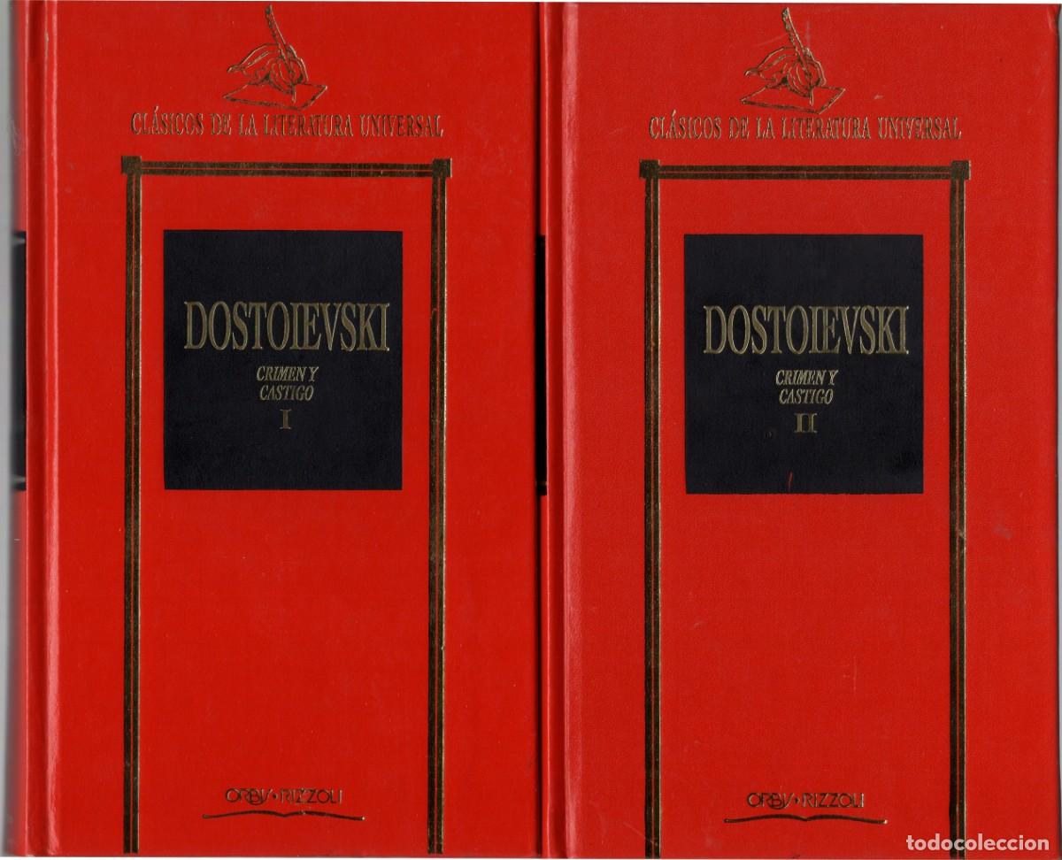 Libros de segunda mano: 795| Cl&aacute;sicos de la literatrura universal. Crimen y Castigo. Fi&oacute;dor Dostoievski -Orbis, 1994-