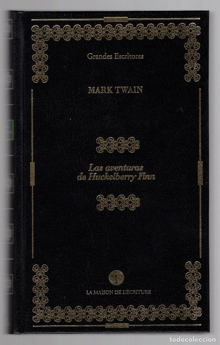 Libros de segunda mano: 360| Grandes Escritores. Mark Twain. Las aventuras de Huckleberry Finn -Maison de l'&Eacute;criture/Altaya-