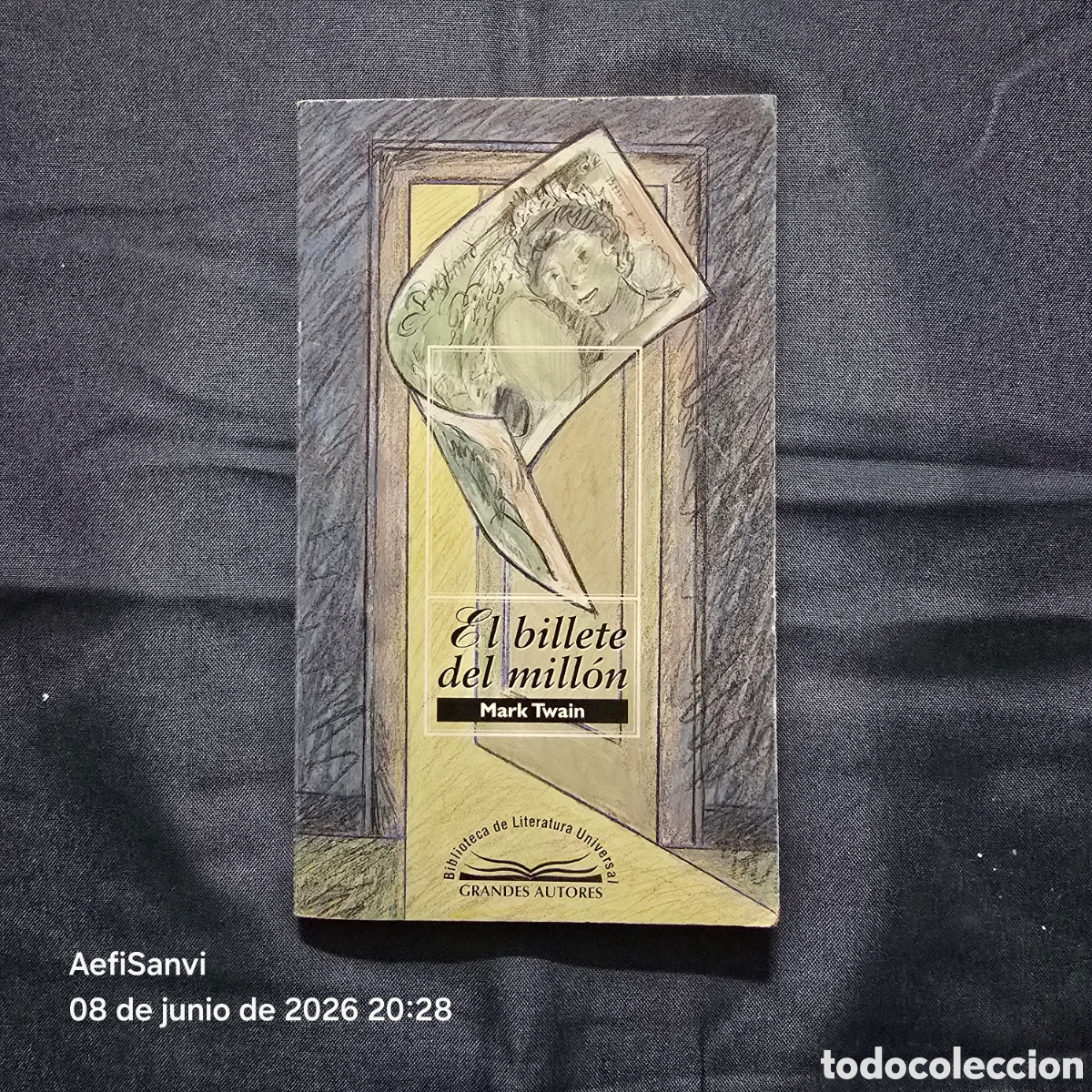 Libros de segunda mano: EL BILLETE DEL MILL&Oacute;N (MARK TWAIN) (GRANDES AUTORES)