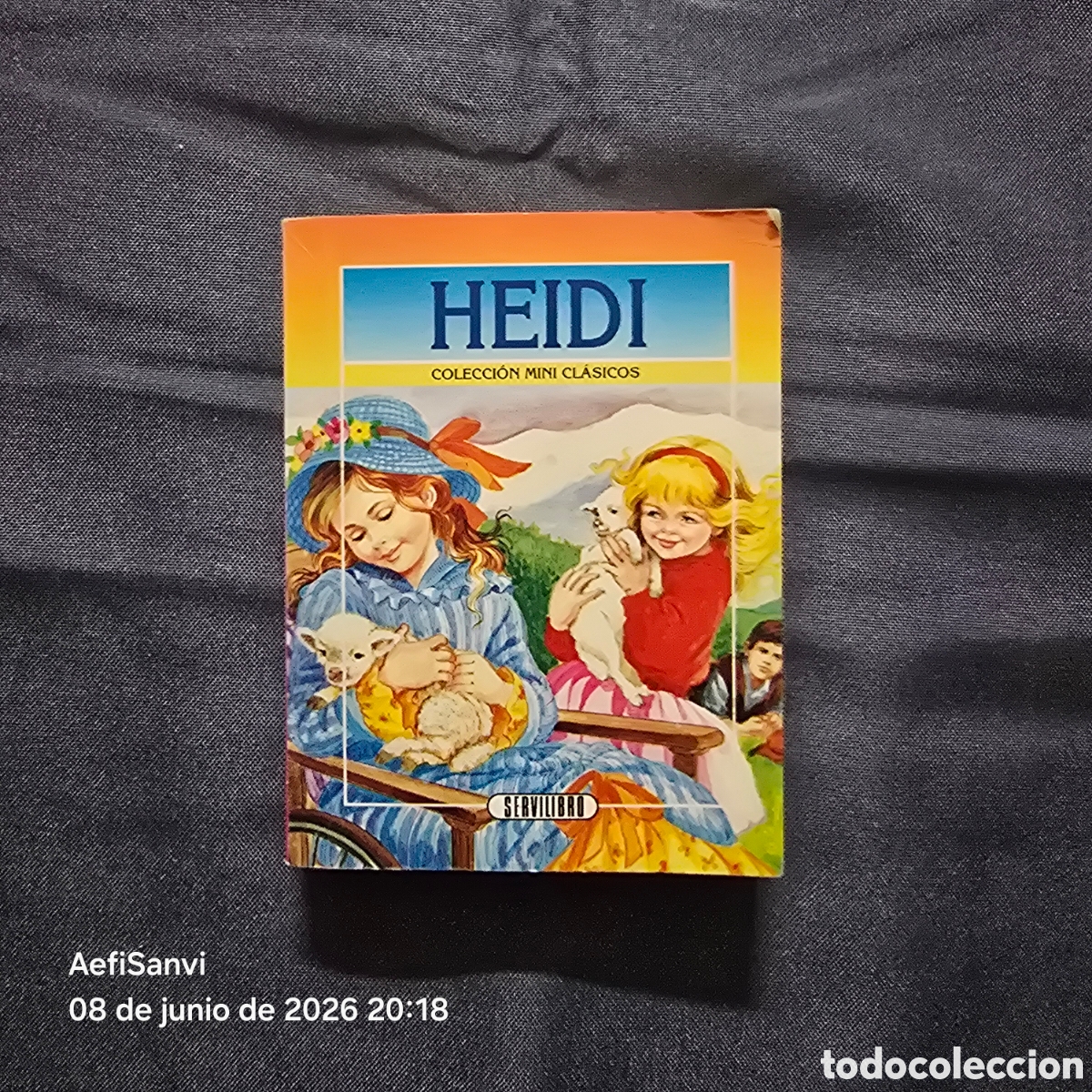 Libros de segunda mano: MINI CL&Aacute;SICOS: HEIDI (SERVILIBRO)