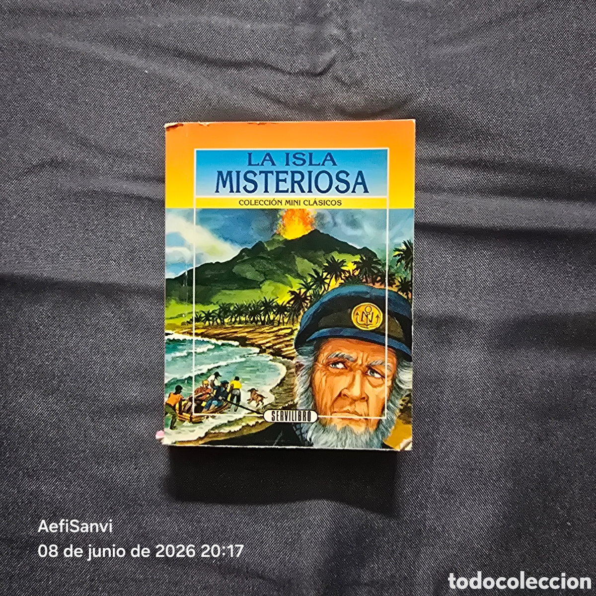 Libros de segunda mano: MINI CL&Aacute;SICOS: LA ISLA MISTERIOSA (SERVILIBRO)