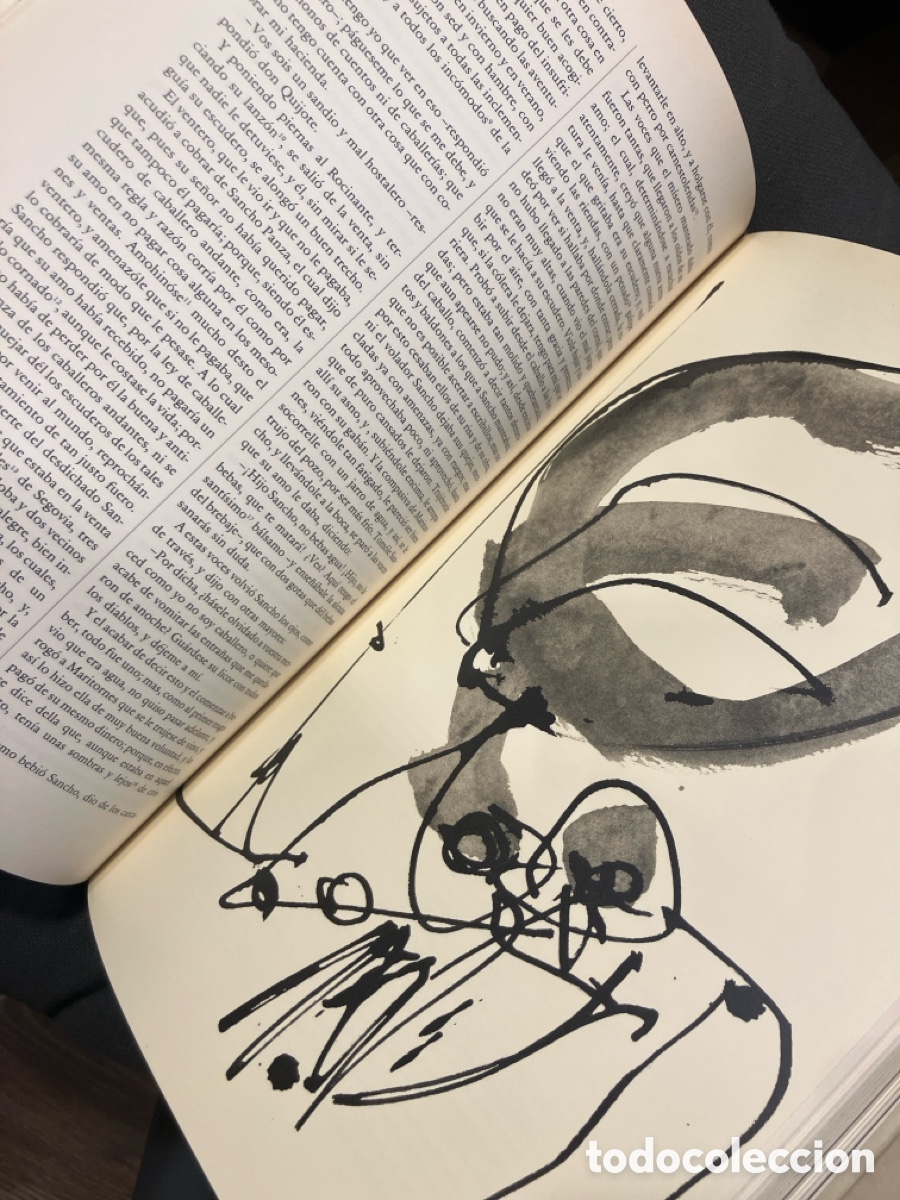 Libros de segunda mano: Don Quijote. Antonio Saura. 2 tomos - Foto 5