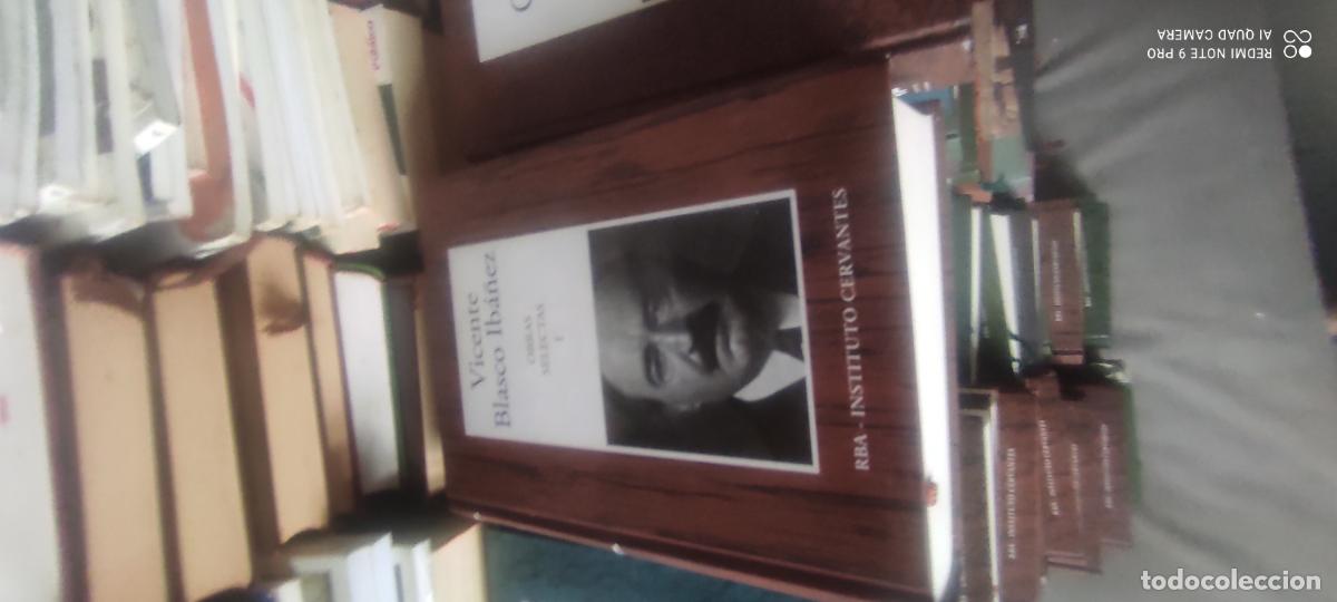 Libros de segunda mano: Vicente Blasco Ib&aacute;&ntilde;ez. Obras selectas I. RBA / Instituto Cervantes.