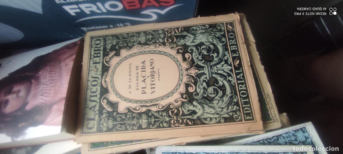 Libros de segunda mano: EGLOGA DE PLACIDA Y VITORIANO - J. DE LA ENCINA - CLASICOS EBRO - 1970.